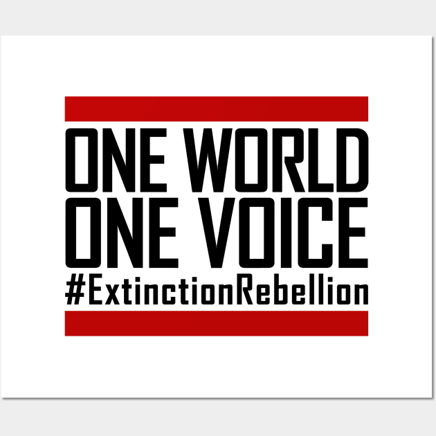 XR EXTINCTION REBELLION Wall Art by DEWArt